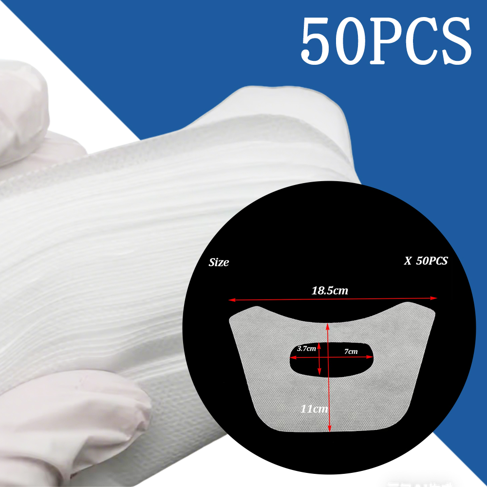 Teeth Whitening Mask - 50 pièces de gaze dentaire, lingettes