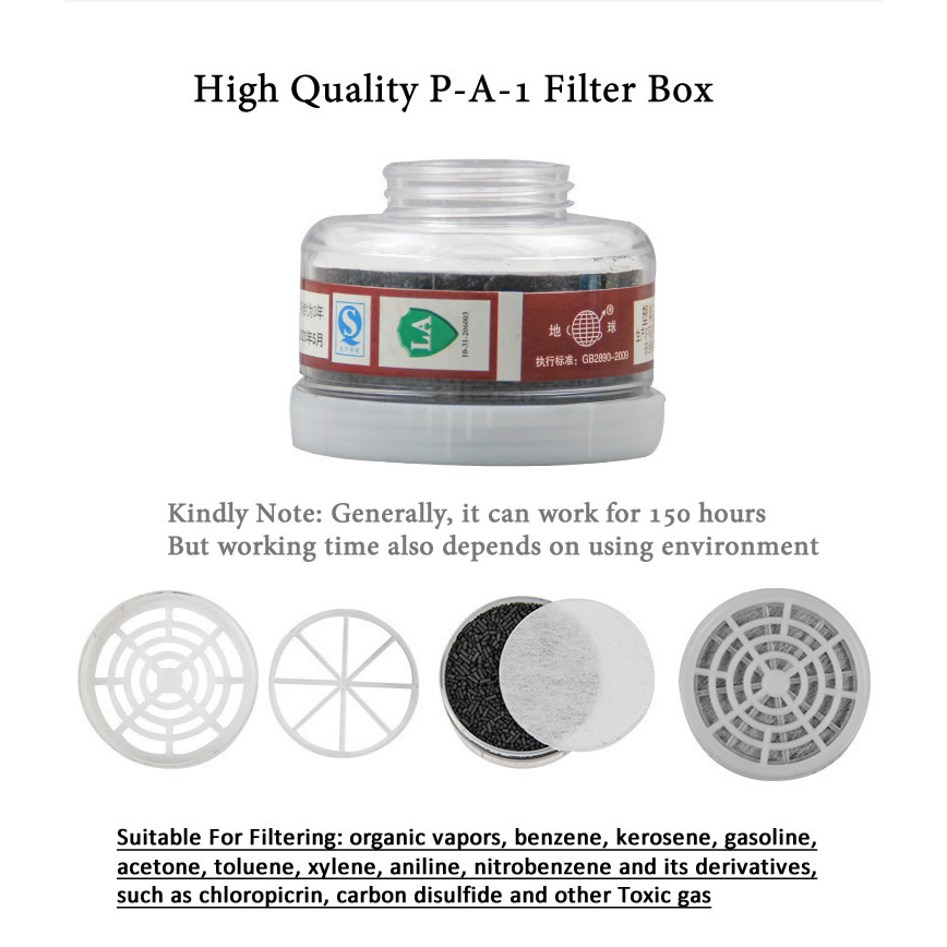 Teeth Whitening Mask - Filtres ronds pour masque à gaz