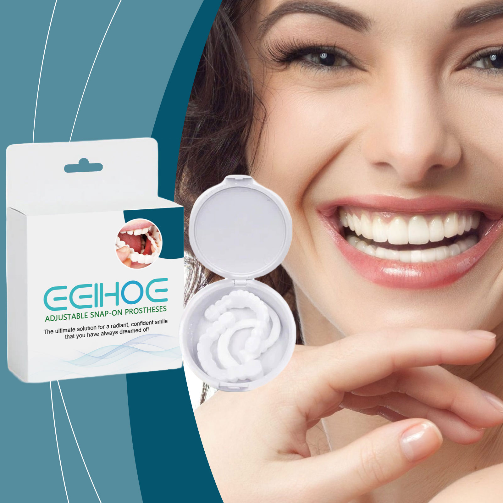 Teeth Whitening Mask - ​ EELHOE placages dents Snap on