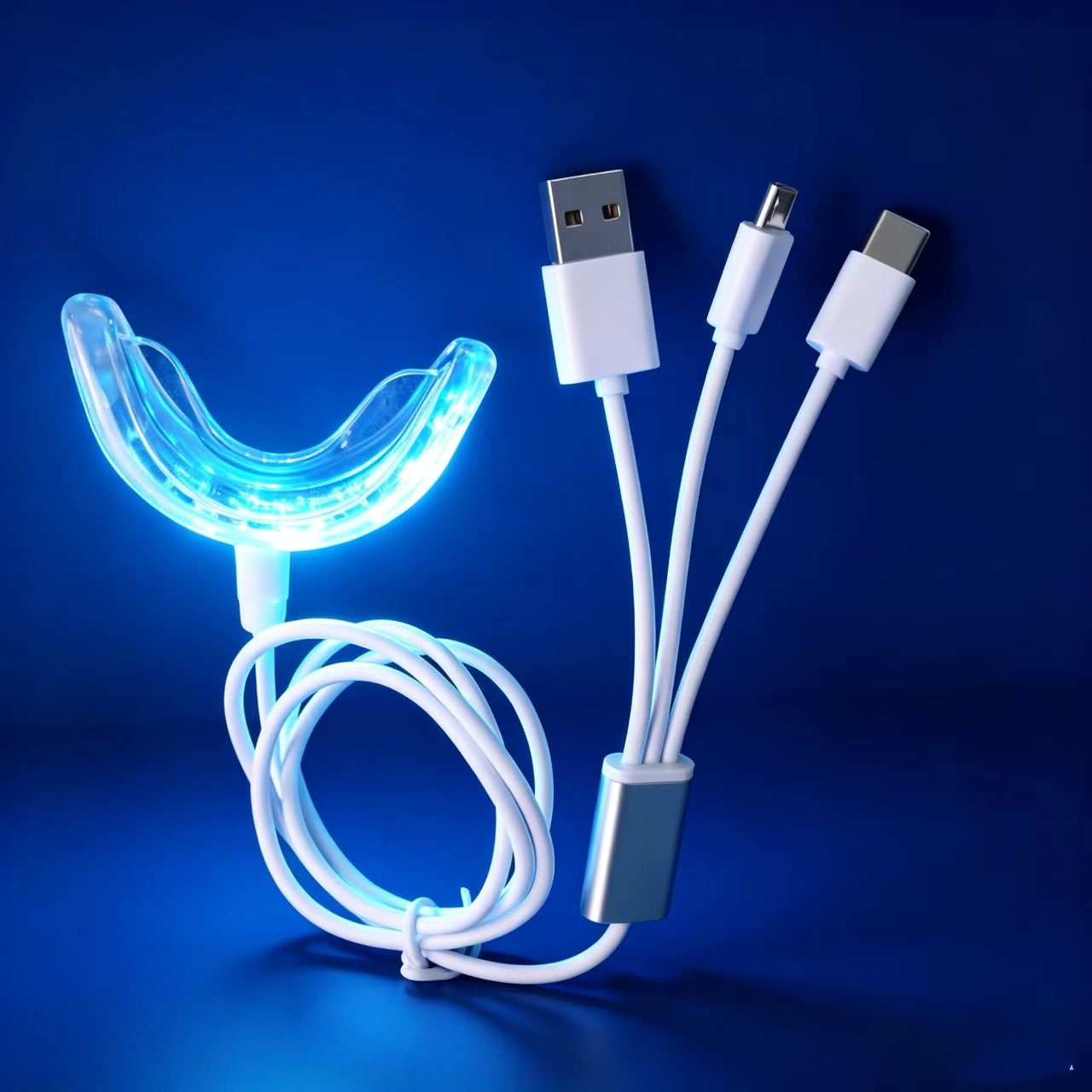 Teeth Whitening Led Kit - Kit de blanchiment des dents portable