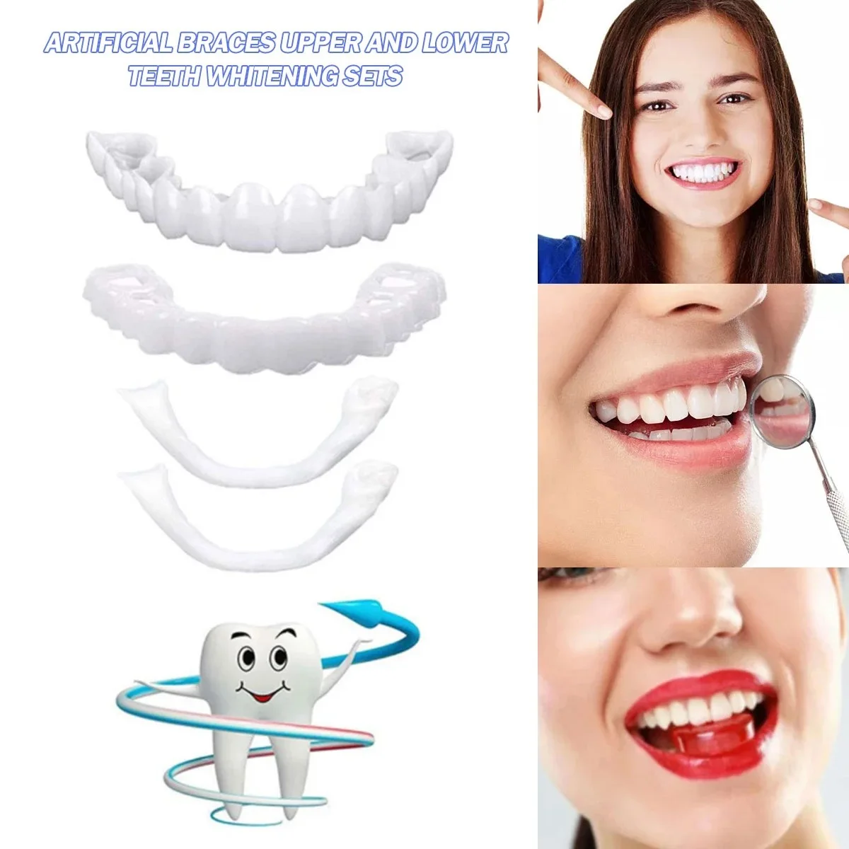 Teeth Whitening With Braces - Veneers dentaires blanchissants, prothèses dentaires, appareils