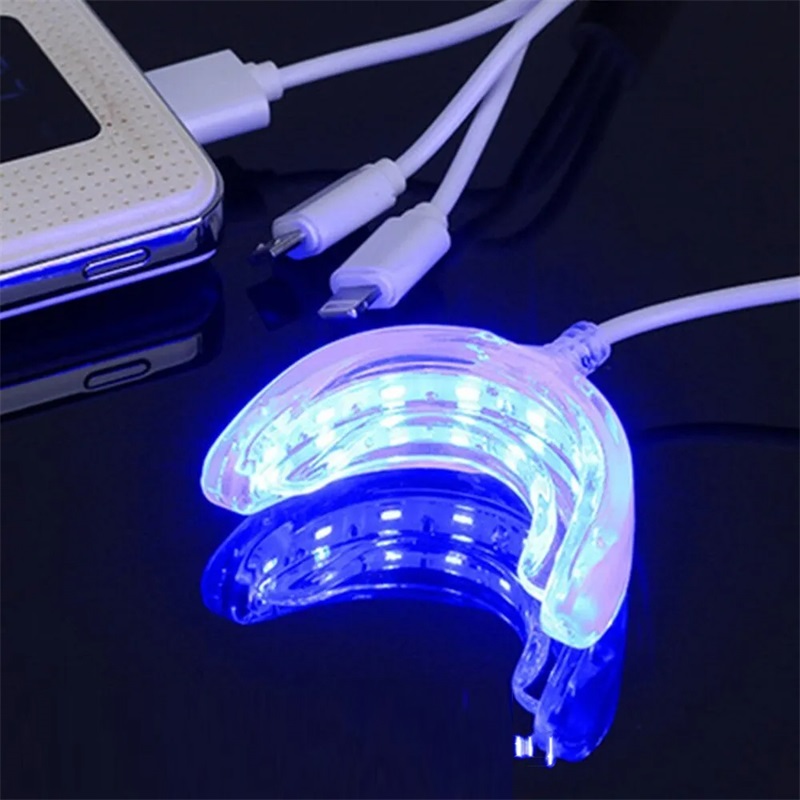 Teeth Whitening Led Kit - Accélérateur de blanchiment des dents, lumière