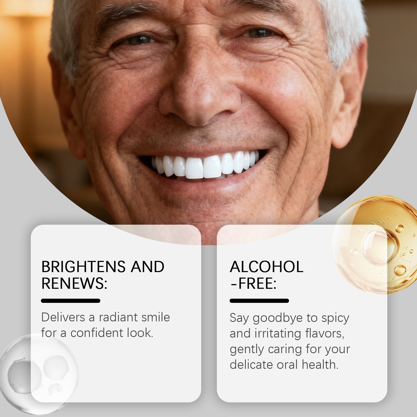 Bain de bouche blanchissant po - Teeth Whitening Quick avis et prix