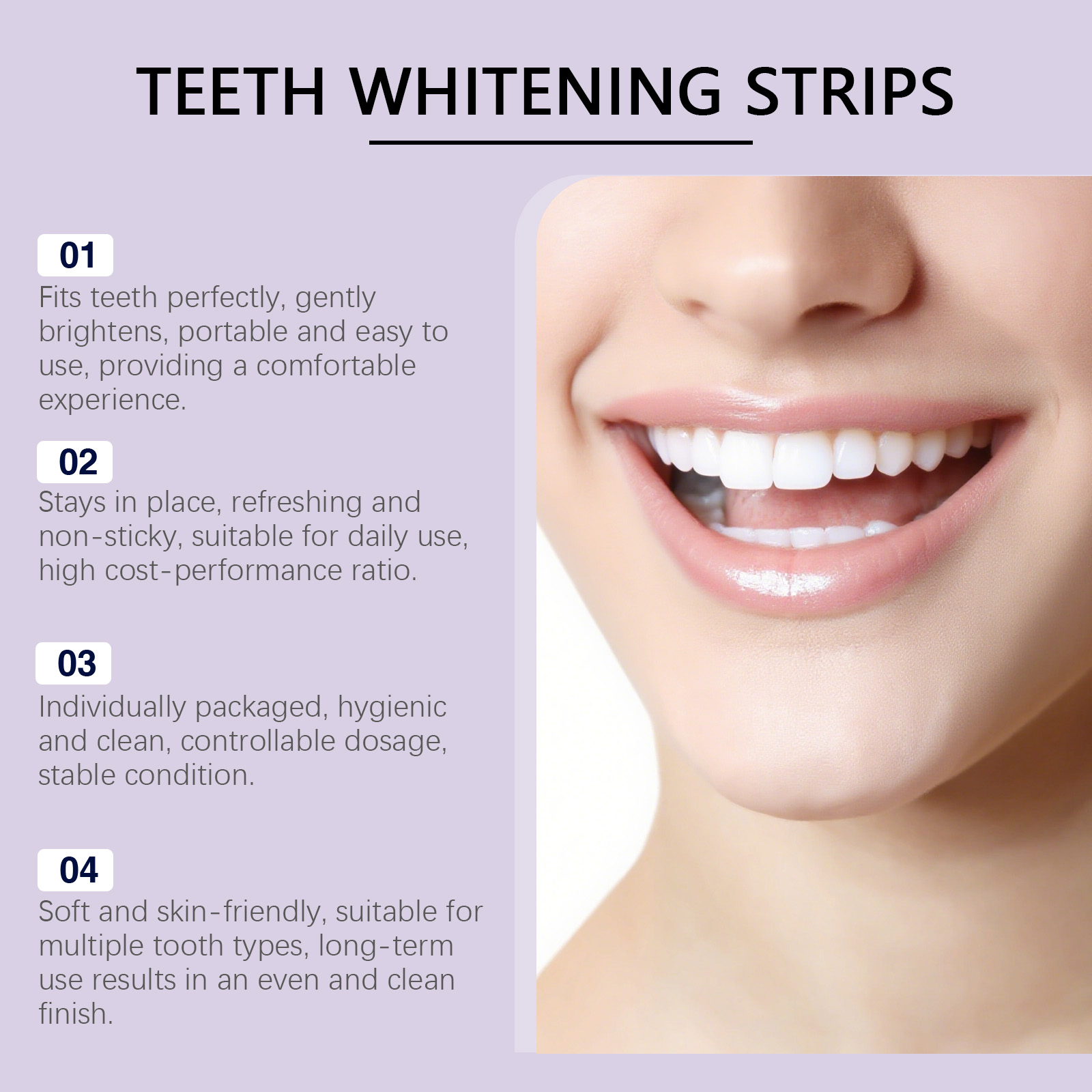 Bandes blanchissantes pour les - Teeth Whitening Quick avis et prix