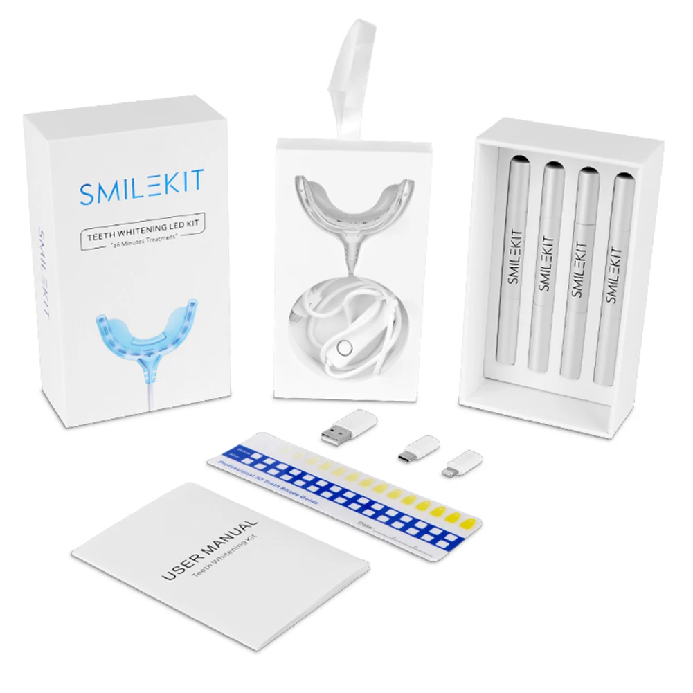 Kit de blanchiment des dents à - Teeth Whitening Led Kit avis et prix