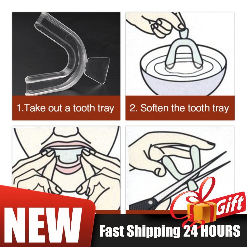 Lot de 2/4 protège-dents soupl - Teeth Whitening With Braces avis et prix