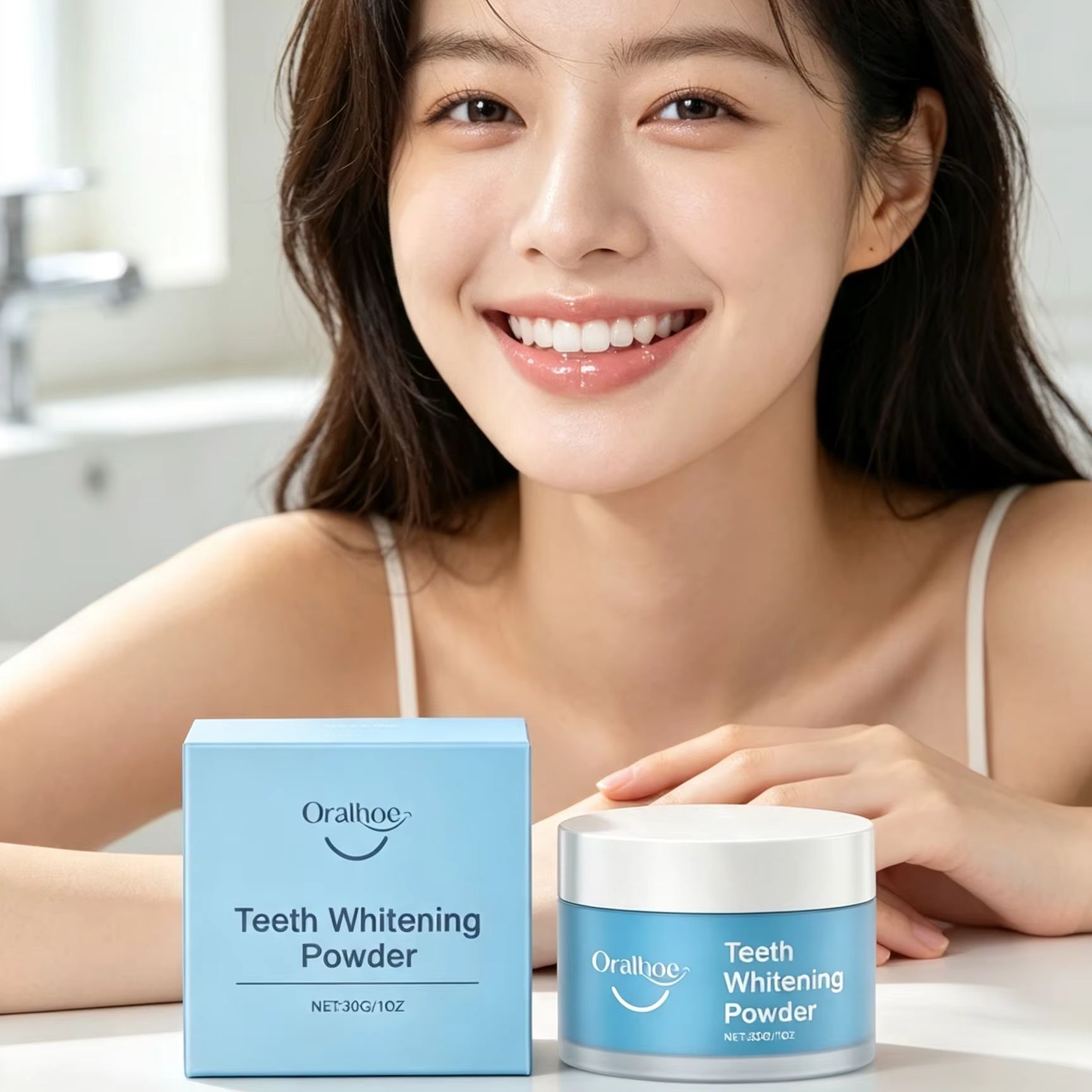 Poudre dentaire Oralhoe pour l - Teeth Whitening Results avis et prix