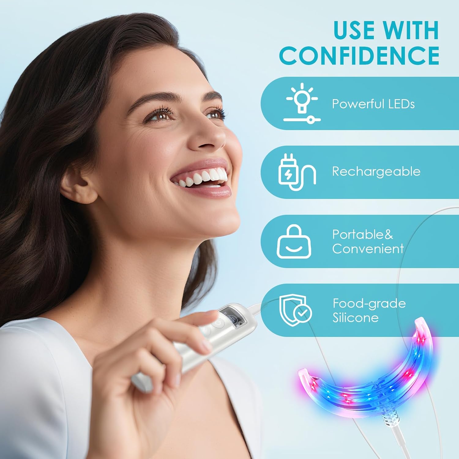 Accélérateur de blanchiment de - Teeth Whitening Led Kit avis et prix