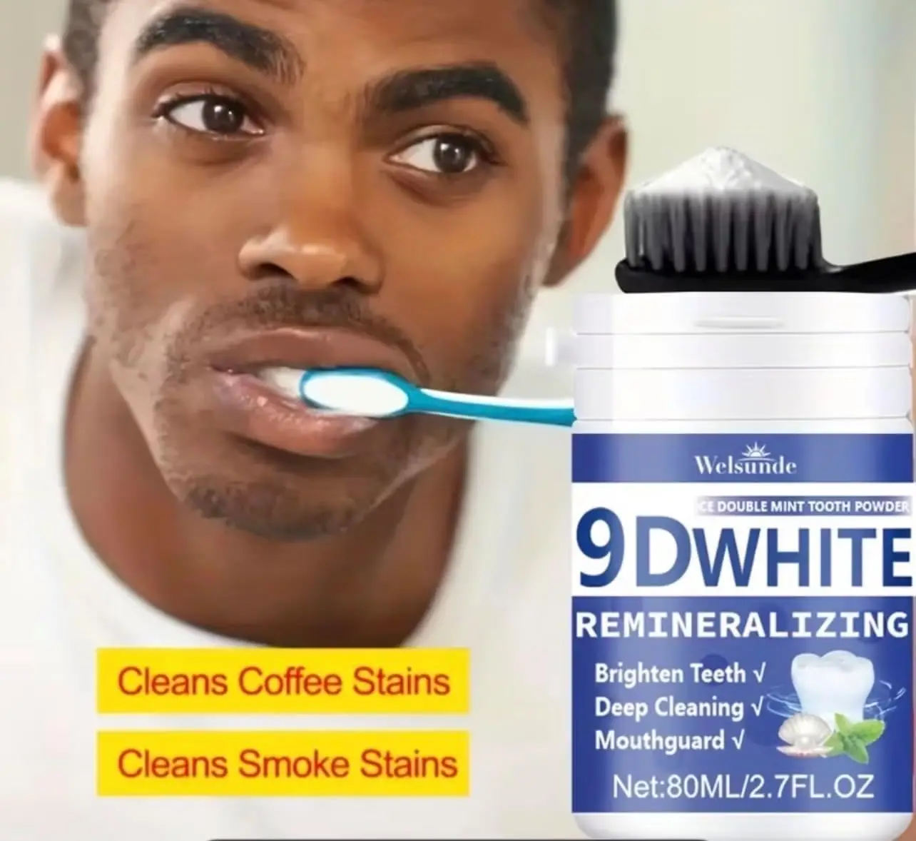 Poudre dentaire reminéralisant - Teeth Whitening Results avis et prix