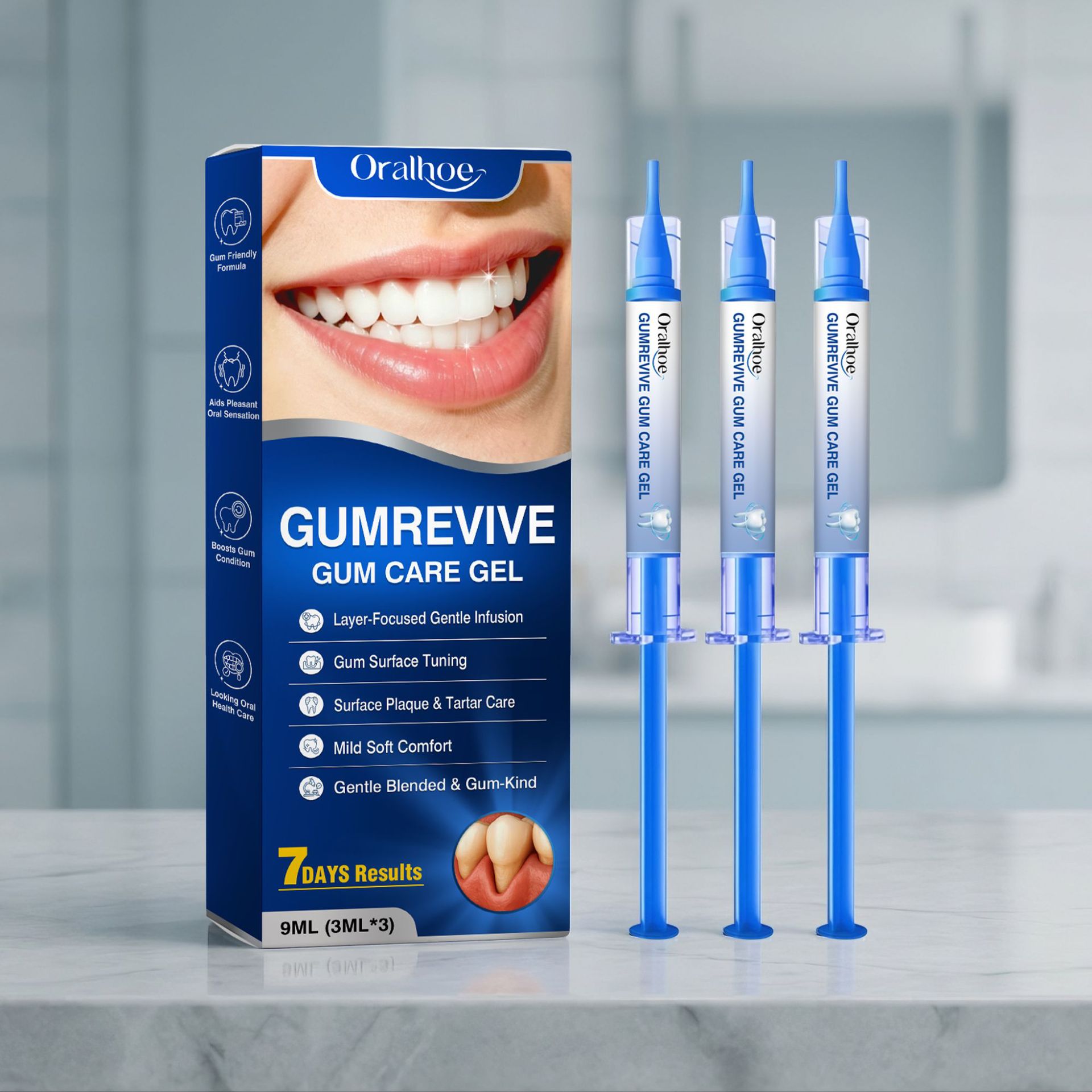 Gel de soin buccal, kit de ser - Teeth Whitening Foam avis et prix