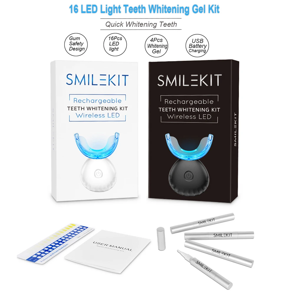 Kit de blanchiment des dents d - Teeth Whitening Led Kit avis et prix