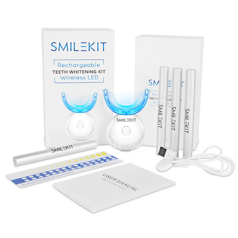 Kit de blanchiment des dents d - Teeth Whitening Led Kit avis et prix