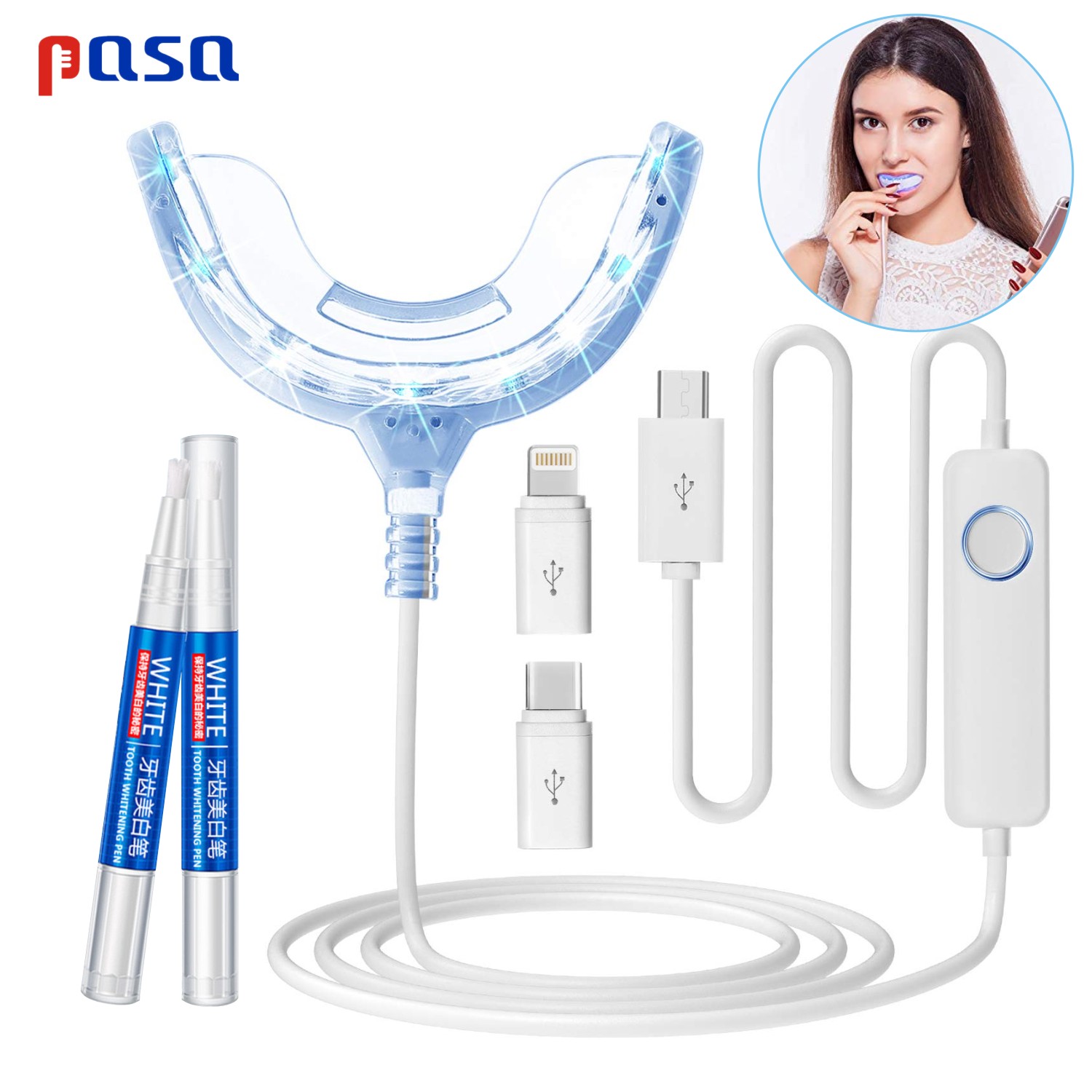 Kit portable de blanchiment de - Teeth Whitening Led Kit avis et prix