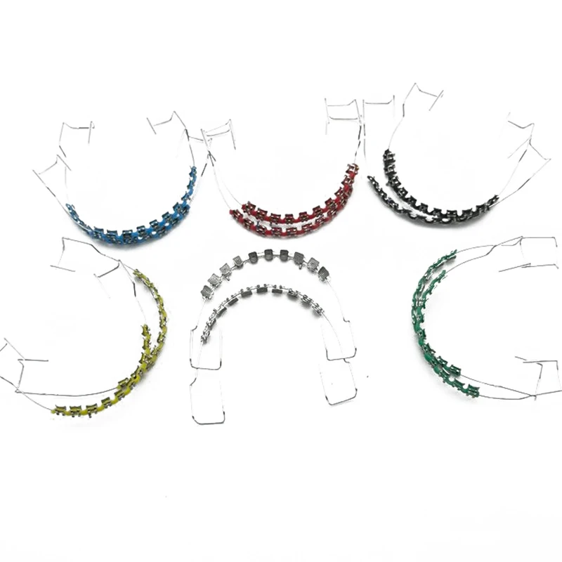 1 paire de supports colorés, f - Teeth Whitening With Braces avis et prix