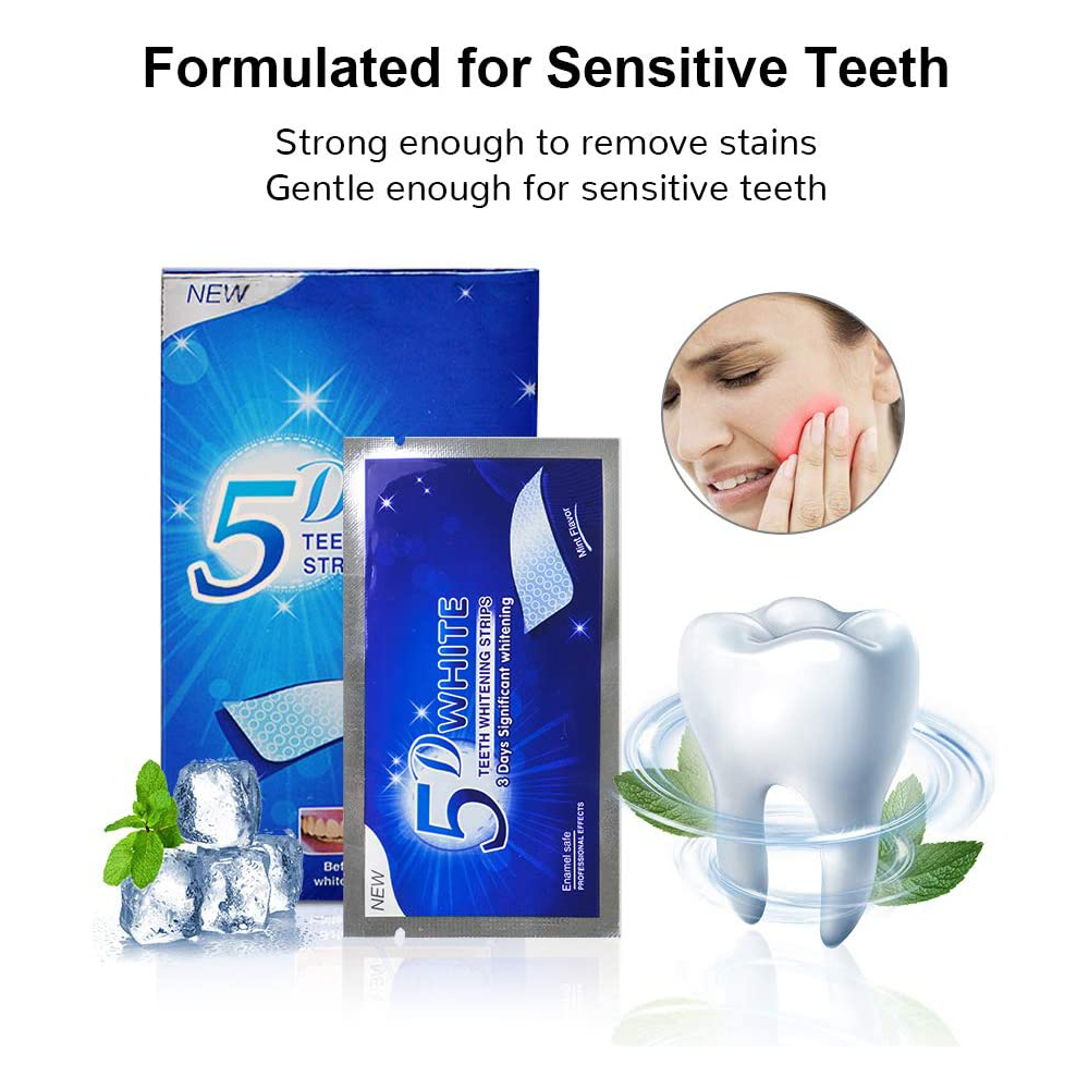 Bandelettes blanchissantes 5D  - Teeth Whitening Results avis et prix