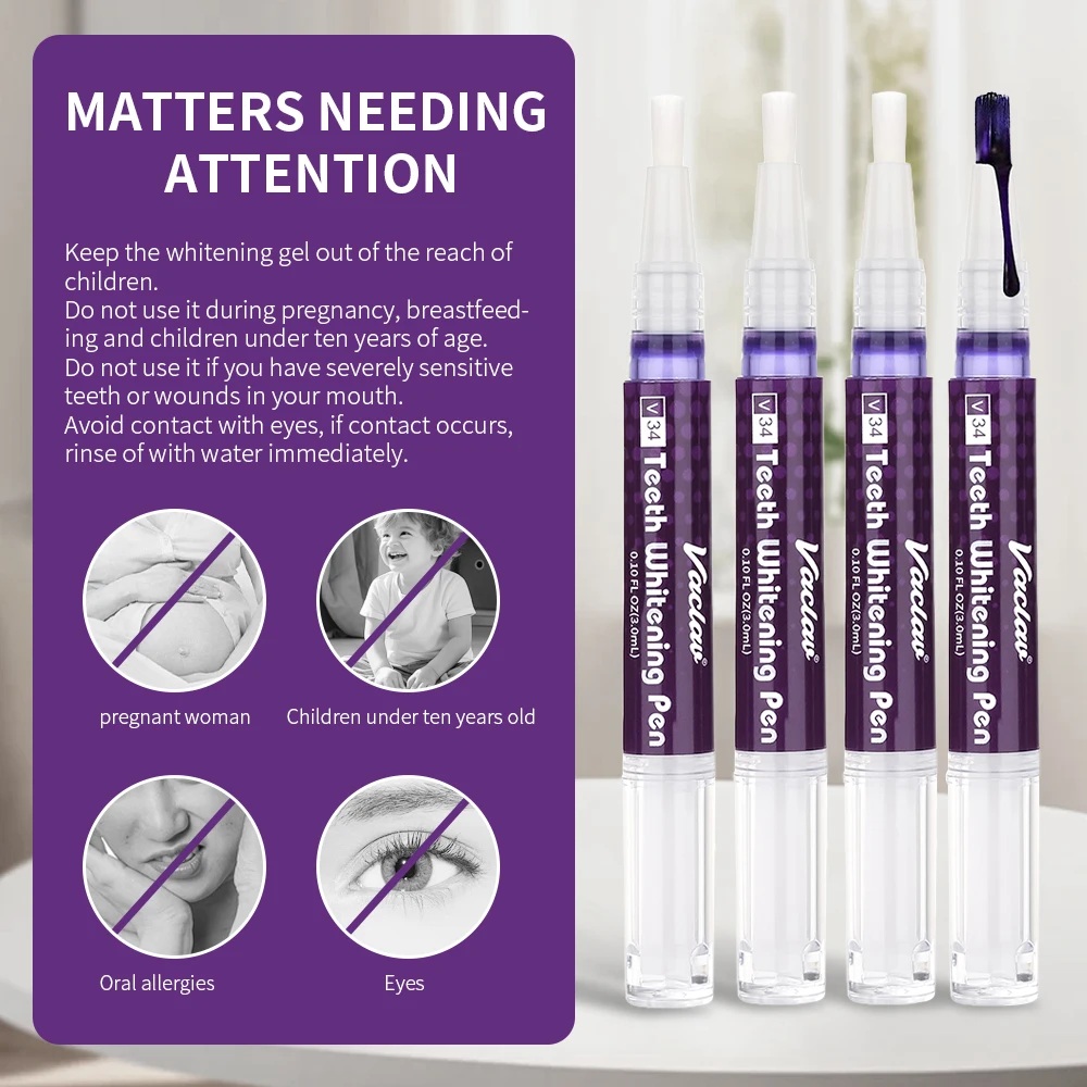 Vaclav V34 stylo gel de blanch - Teeth Whitening Results avis et prix